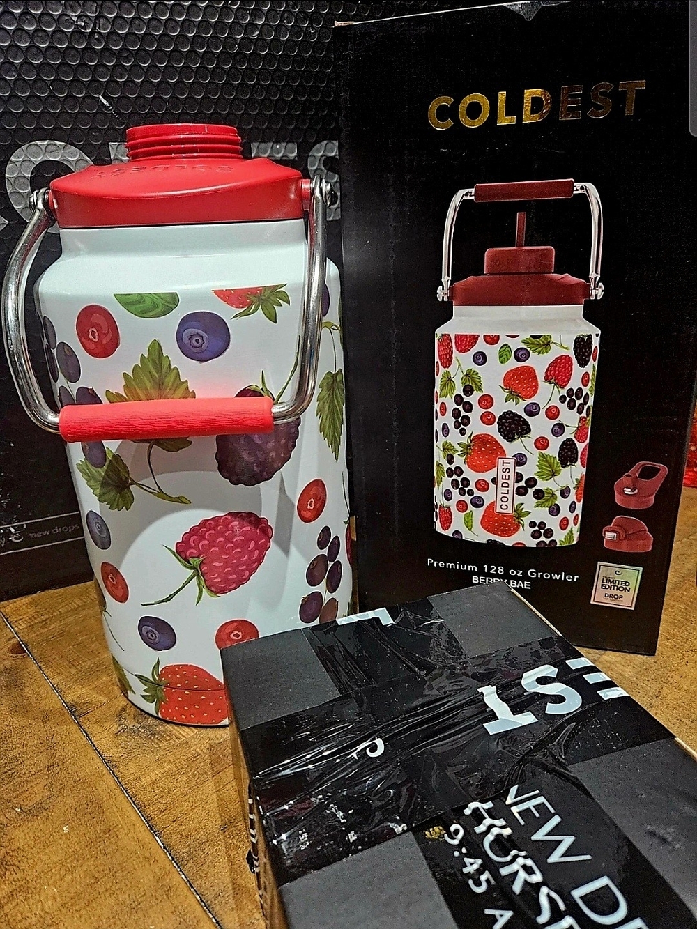 Coldest Berry Bae 128 oz Growler -  Gallon Bottle